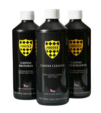 Protex Convertible Soft Top Canvas Cleaner/Restorer (BLACK)/Waterproofer 1Ltr.