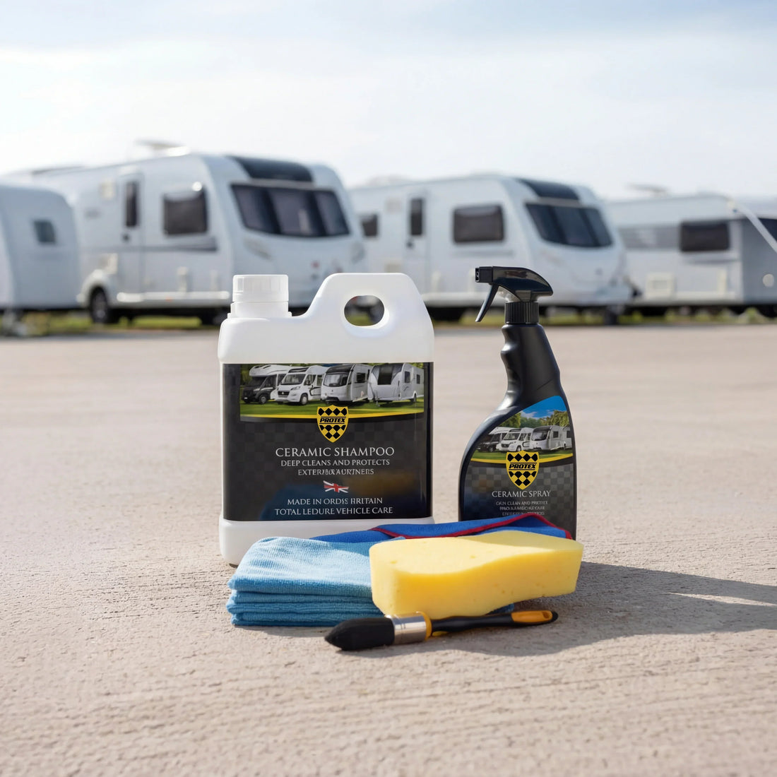 How To Clean & Ceramic Coat Your Caravan or Motorhome