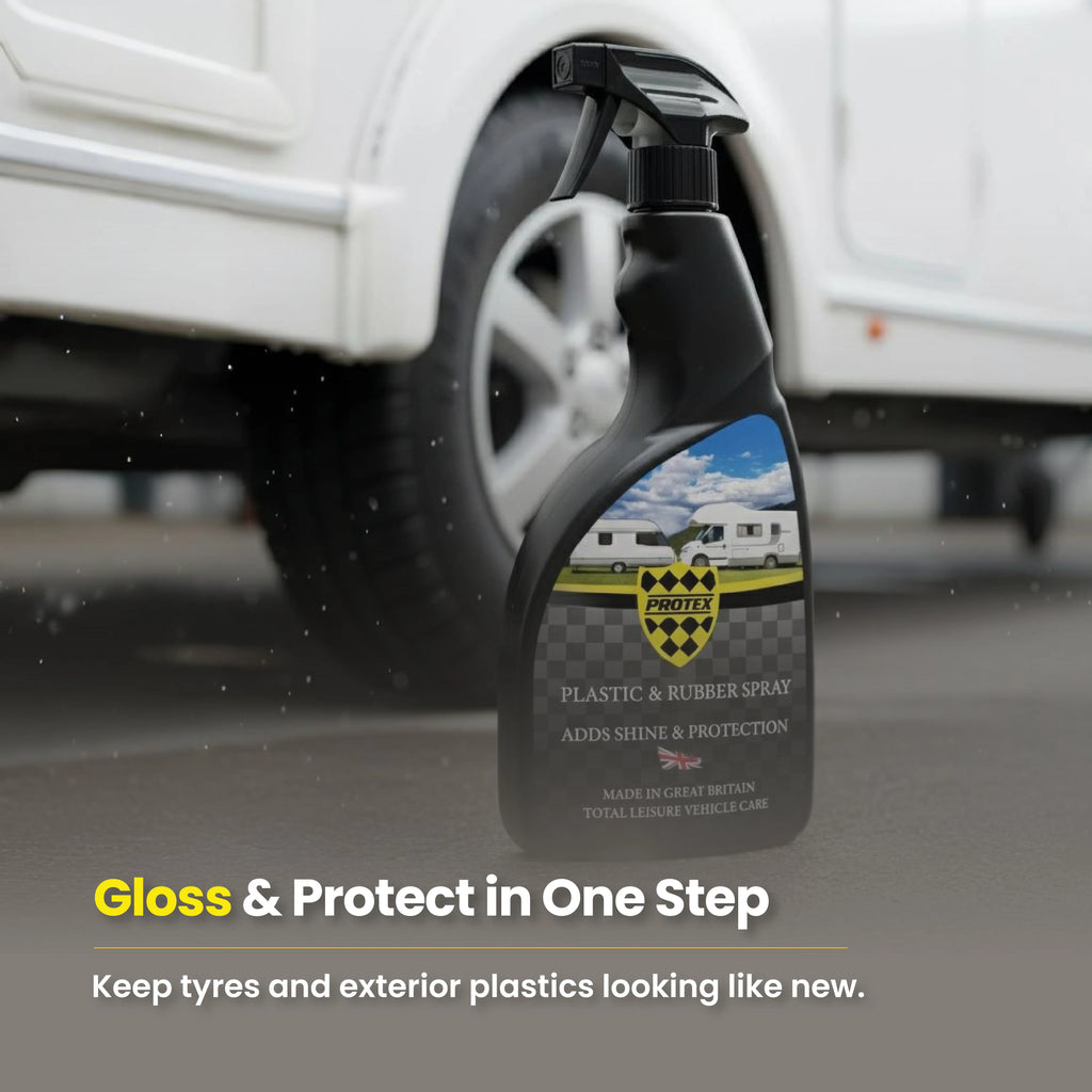 Protex Caravan & Motorhome Plastic & Rubber Spray 750ml