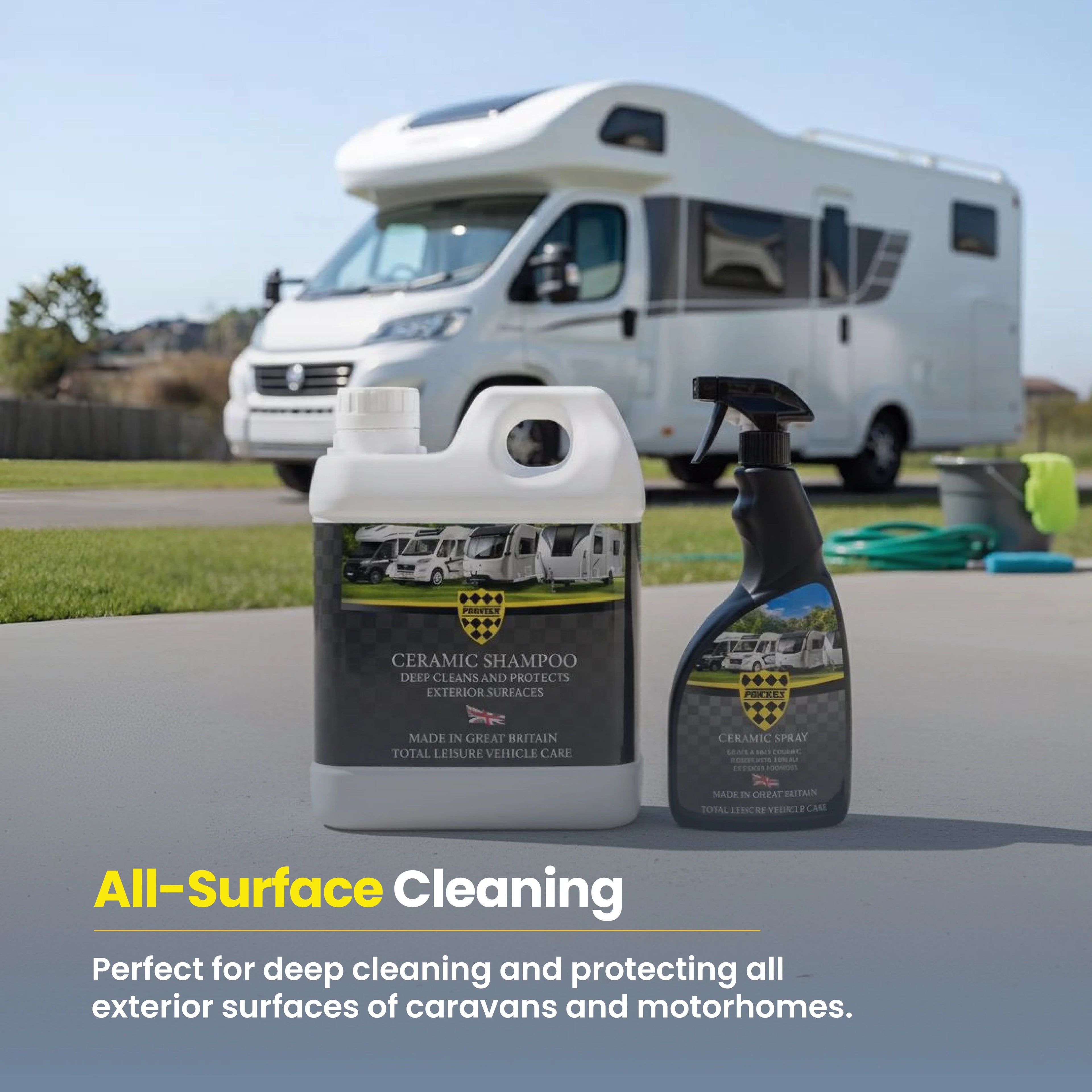 Protex Car Ceramic Shampoo & Spray Kit