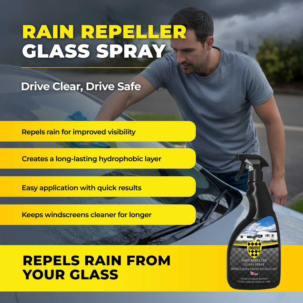 Protex Caravan & Motorhome Rain Repeller Glass Spray 500ml