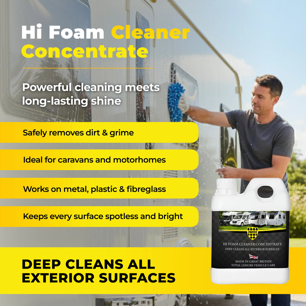 Protex Caravan & Motorhome Hi Foam Cleaner Concentrate 1 Ltr.