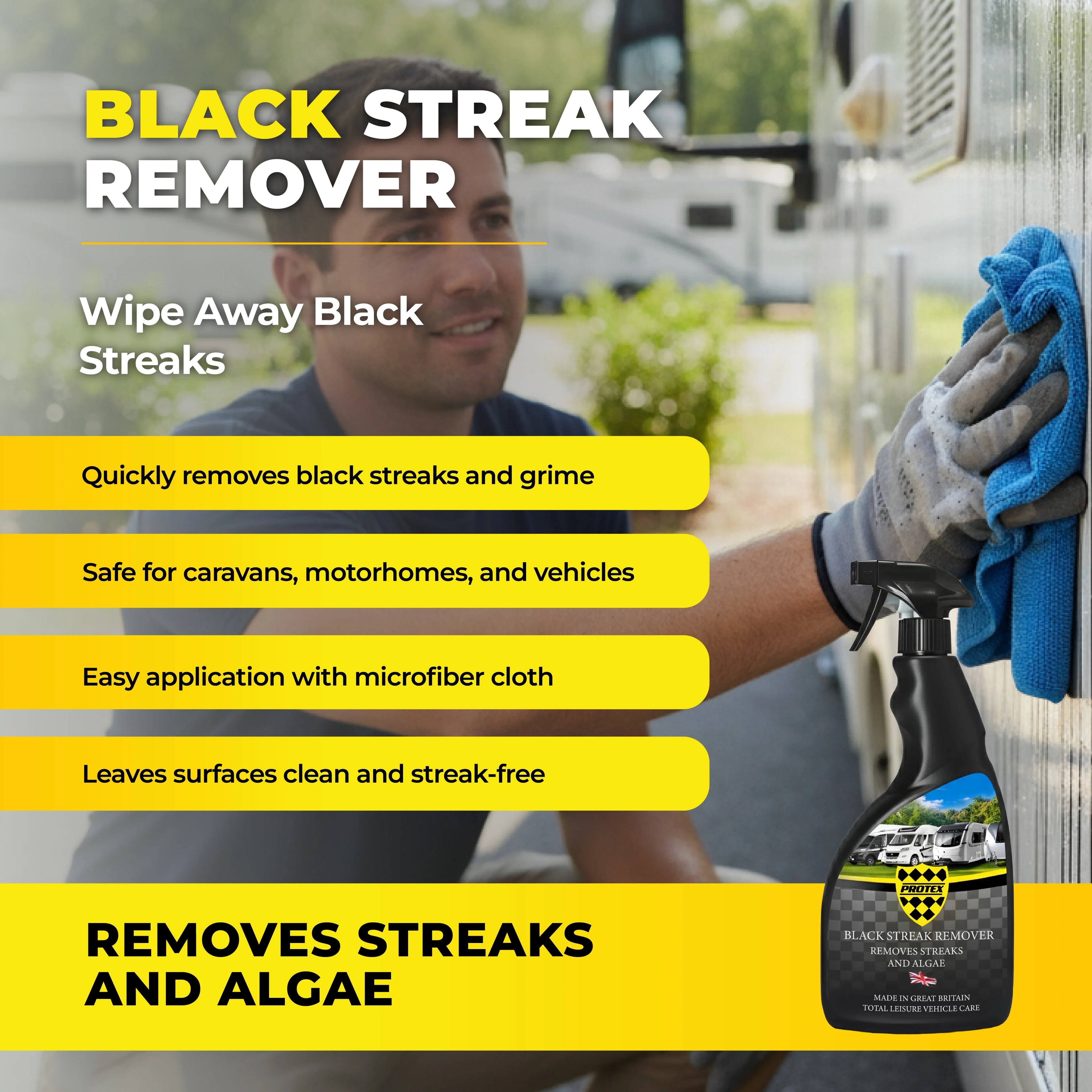 Protex Caravan & Motorhome Black Streak Remover 750ml