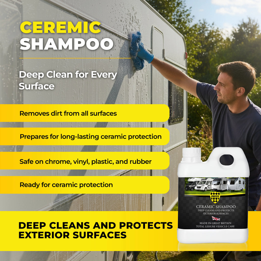 Protex Caravan & Motorhome Ceramic Shampoo & Spray Advanced Complete Kit