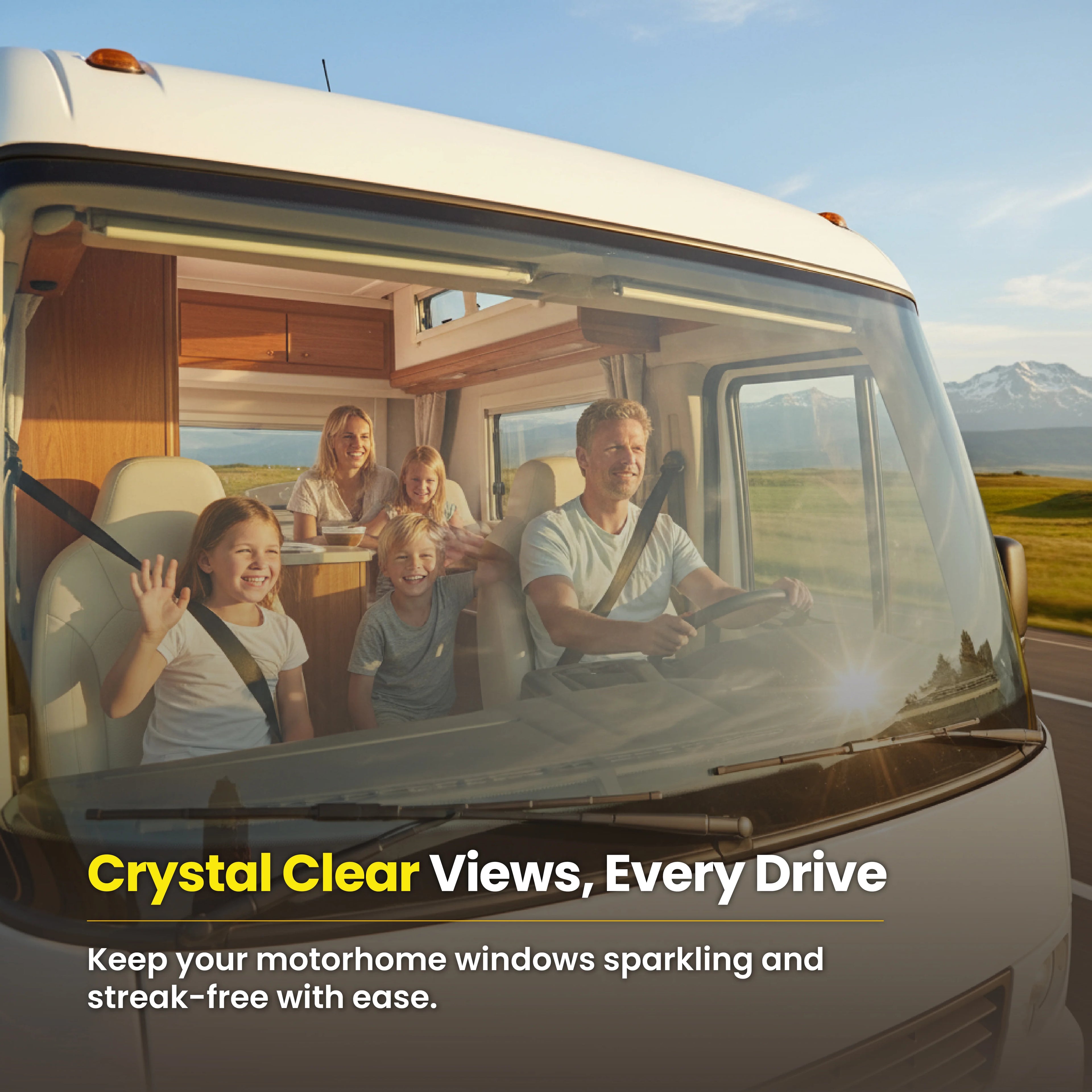 Protex Caravan & Motorhome Spirt Glass Cleaner 750ml