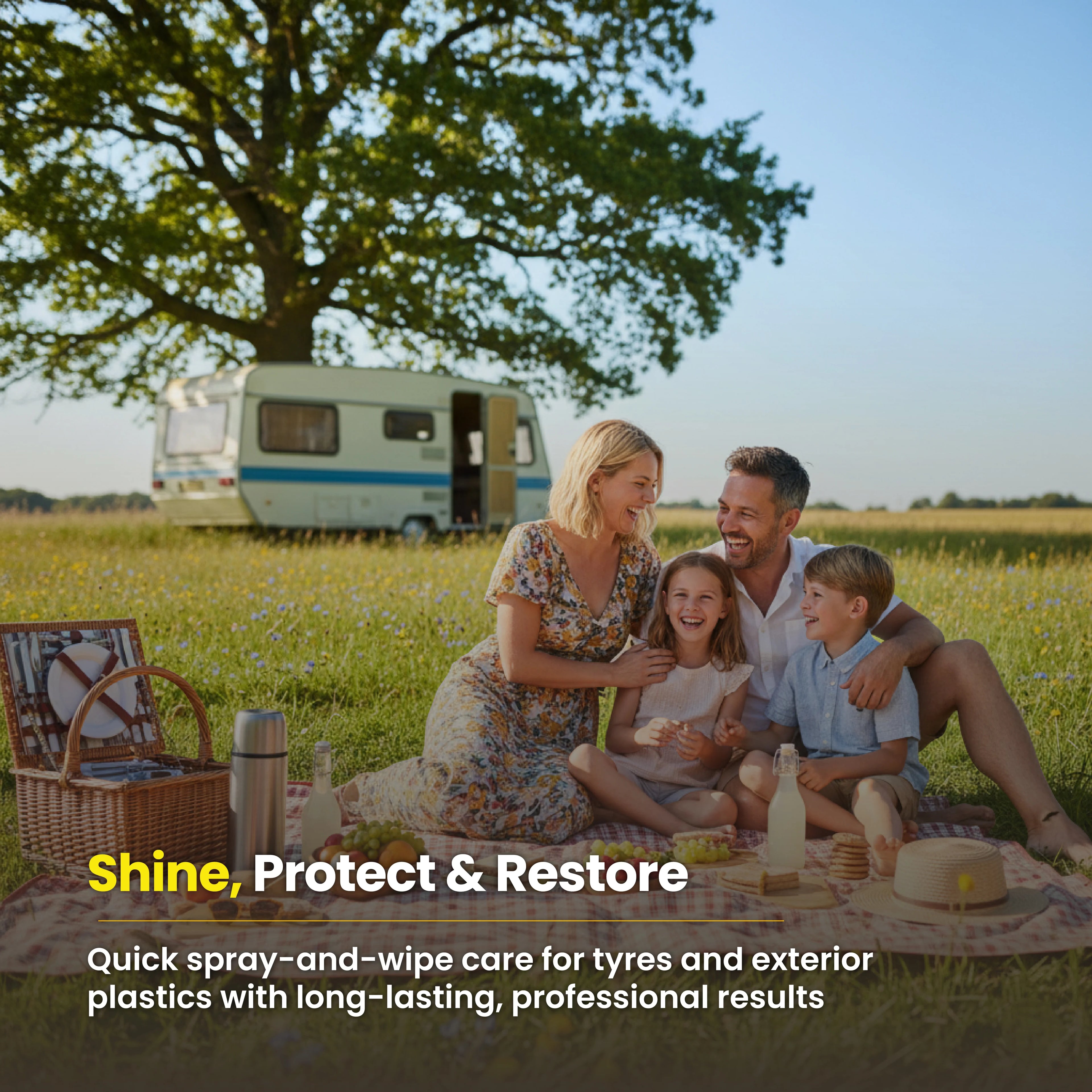 Protex Caravan & Motorhome Plastic & Rubber Spray 750ml