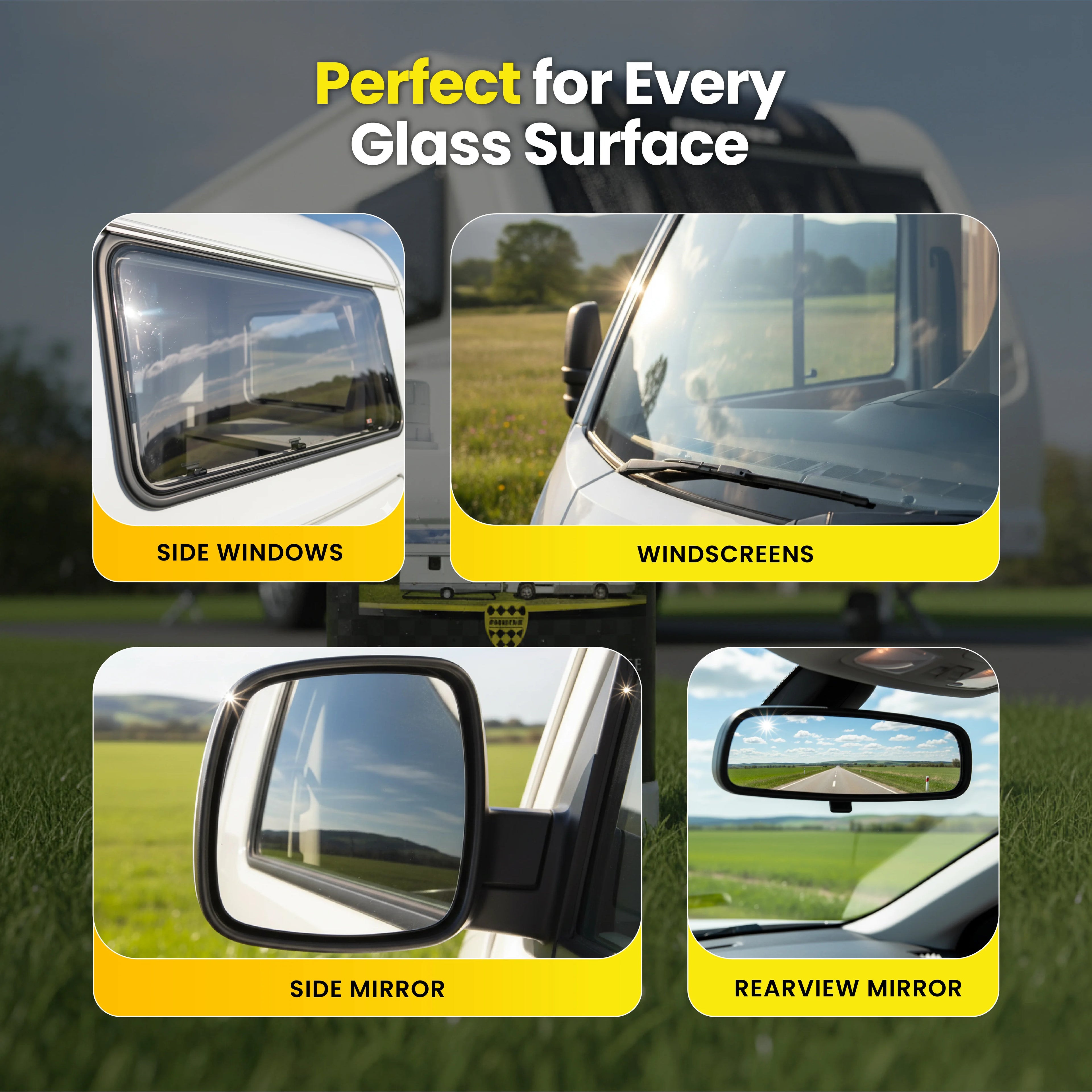 Protex Caravan & Motorhome Spirt Glass Cleaner 750ml