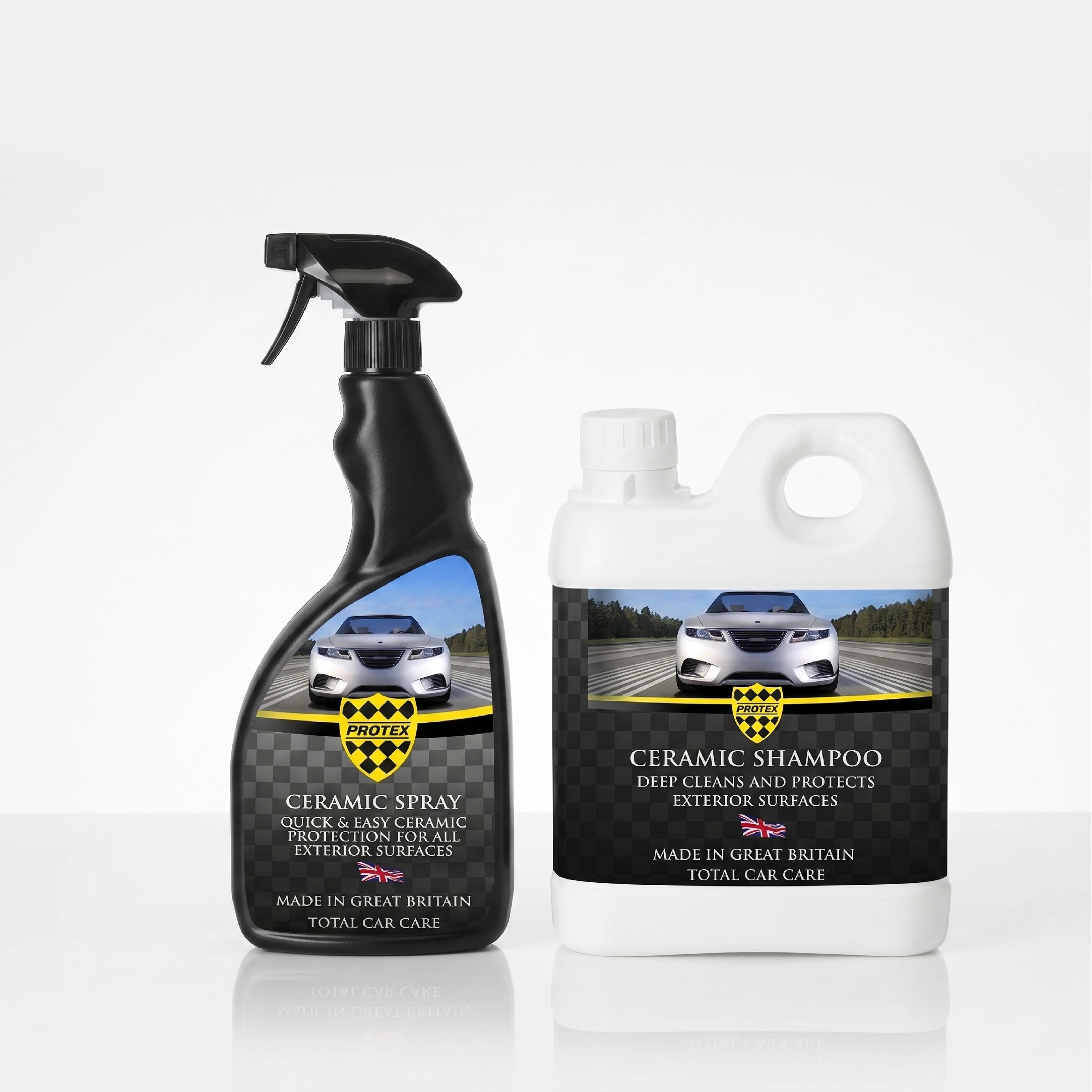 Protex Car Ceramic Shampoo & Spray Kit
