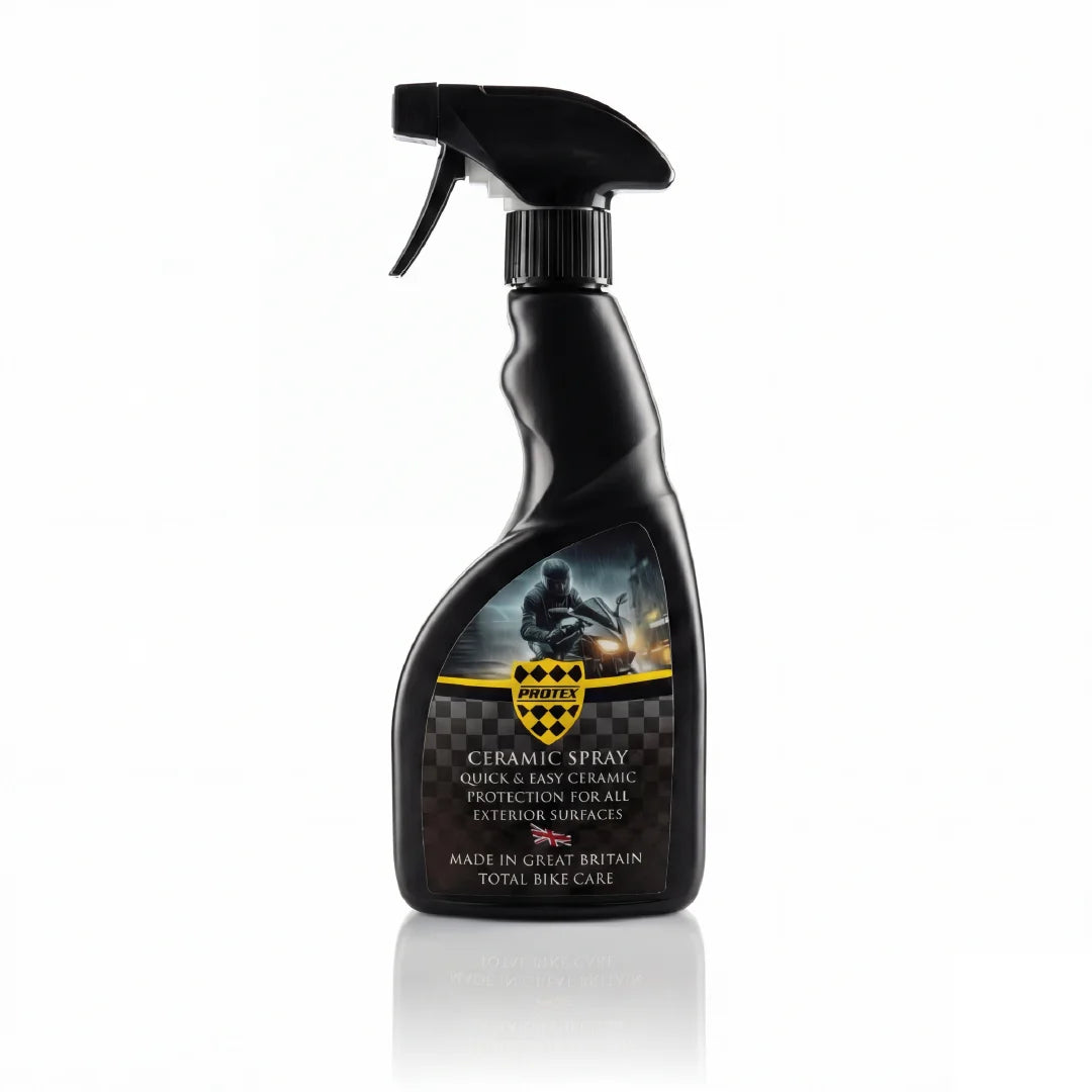 Protex Rapid Ceramic Spray Coating – Ultra Hydrophobic Paint Sealant & Detailer Spray for Motorcycles, Bikes & Cars – Maximum Gloss & Shine, Durable Paint Protection, Water Beading Action – 500ml