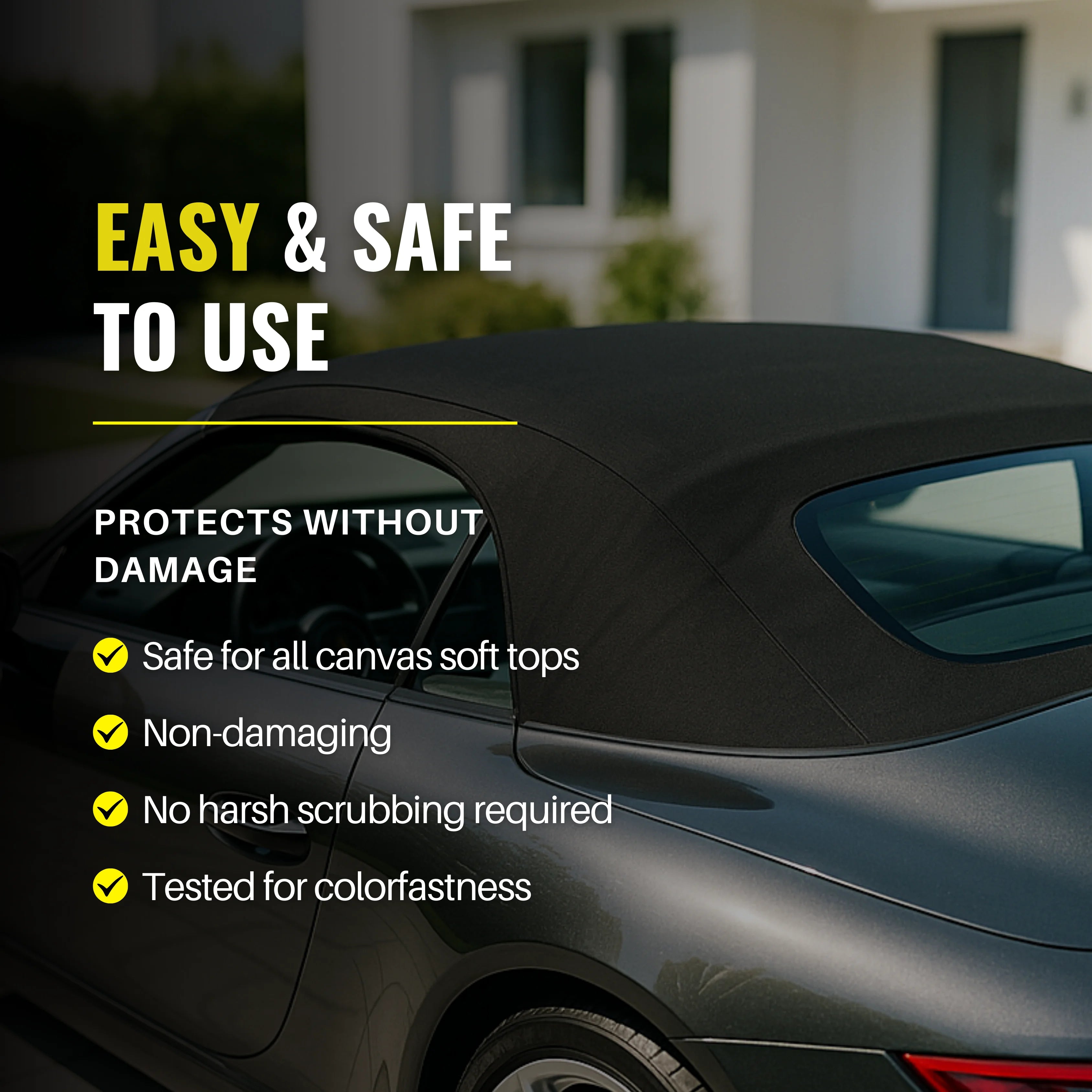 Protex Convertible Soft Top Canvas Cleaner & Waterproofer 500ml - BRUSH KIT