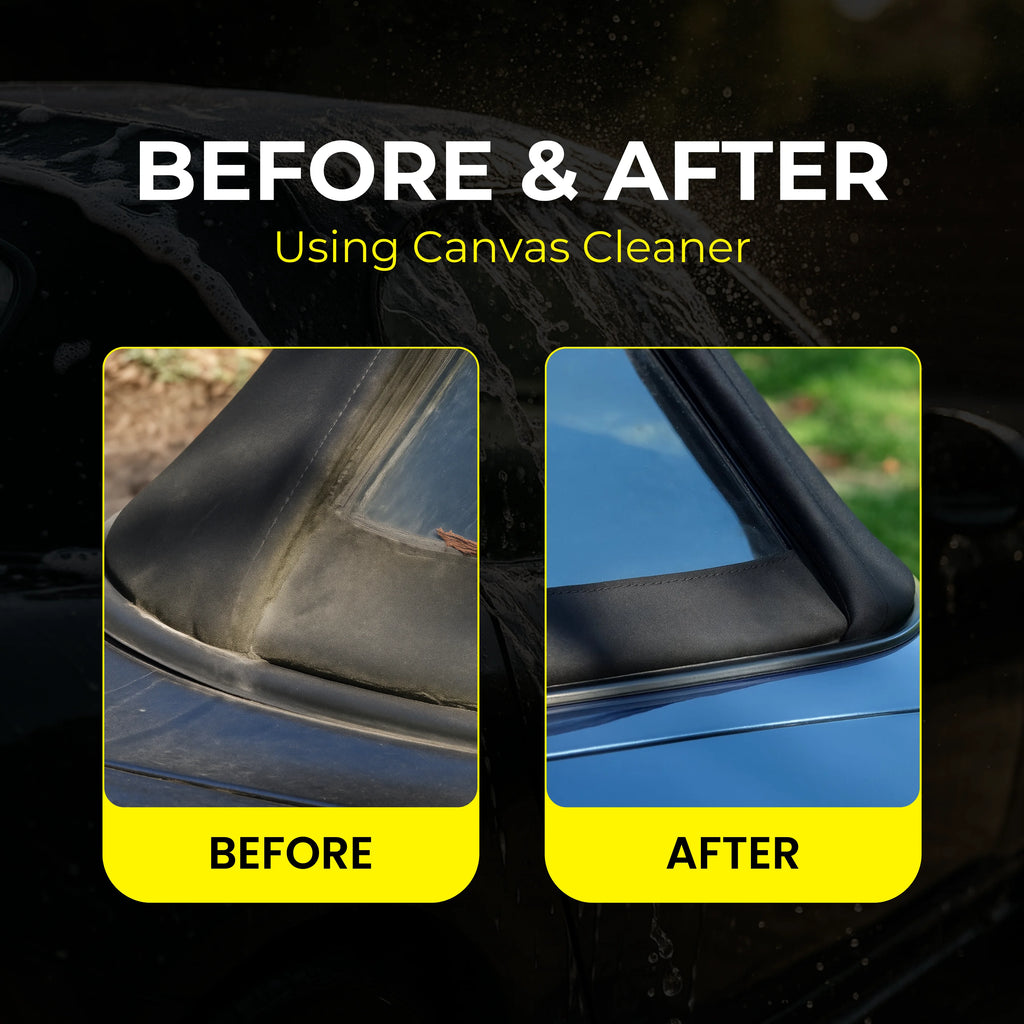 Protex Convertible Soft Top Canvas Cleaner & Waterproofer 500ml - BRUSH KIT