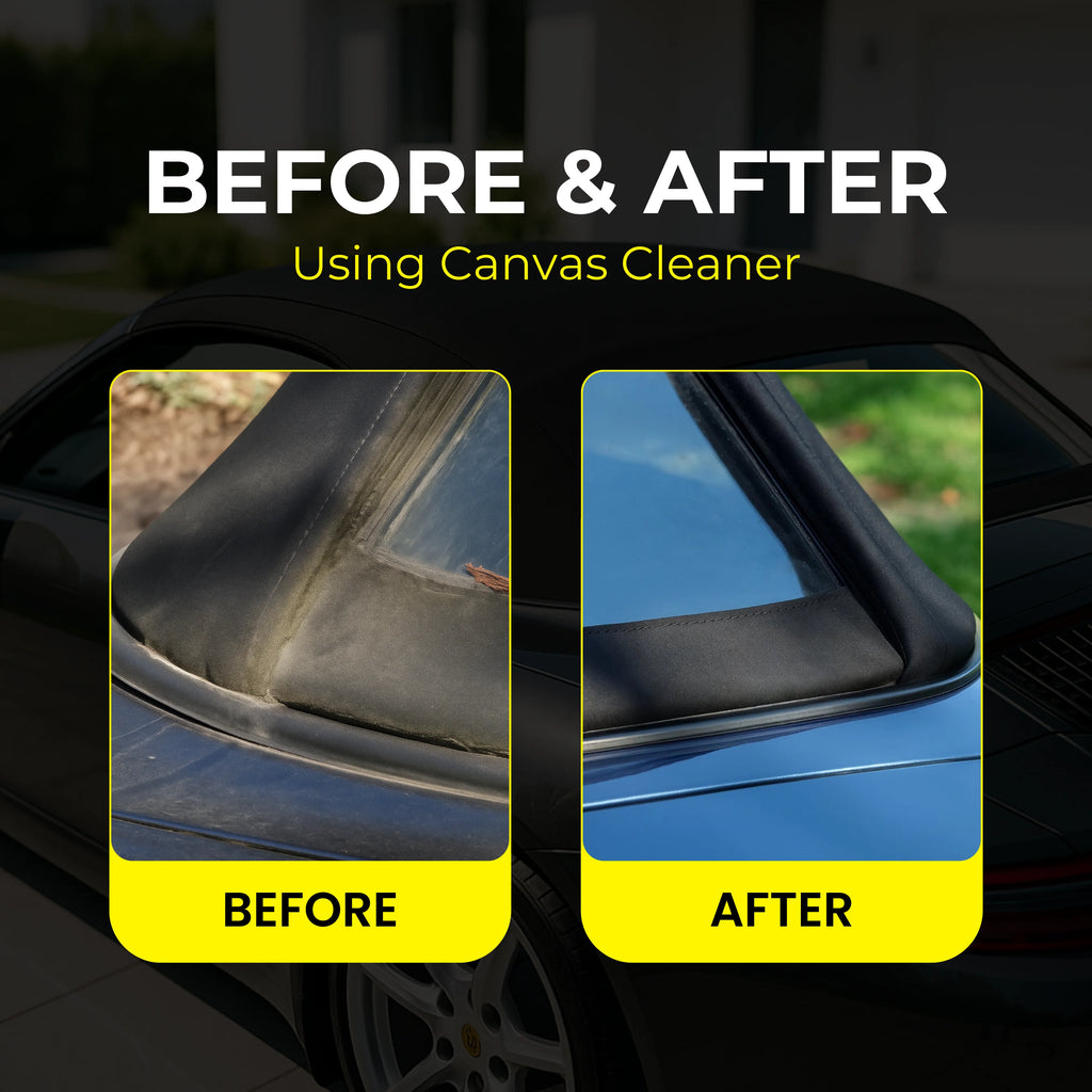 Protex Convertible Soft Top Canvas Cleaner & Waterproofer 500ml - COMPLETE KIT