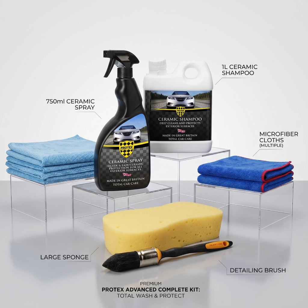 Protex Car Care Ceramic Shampoo & Spray Advanced Complete Kit