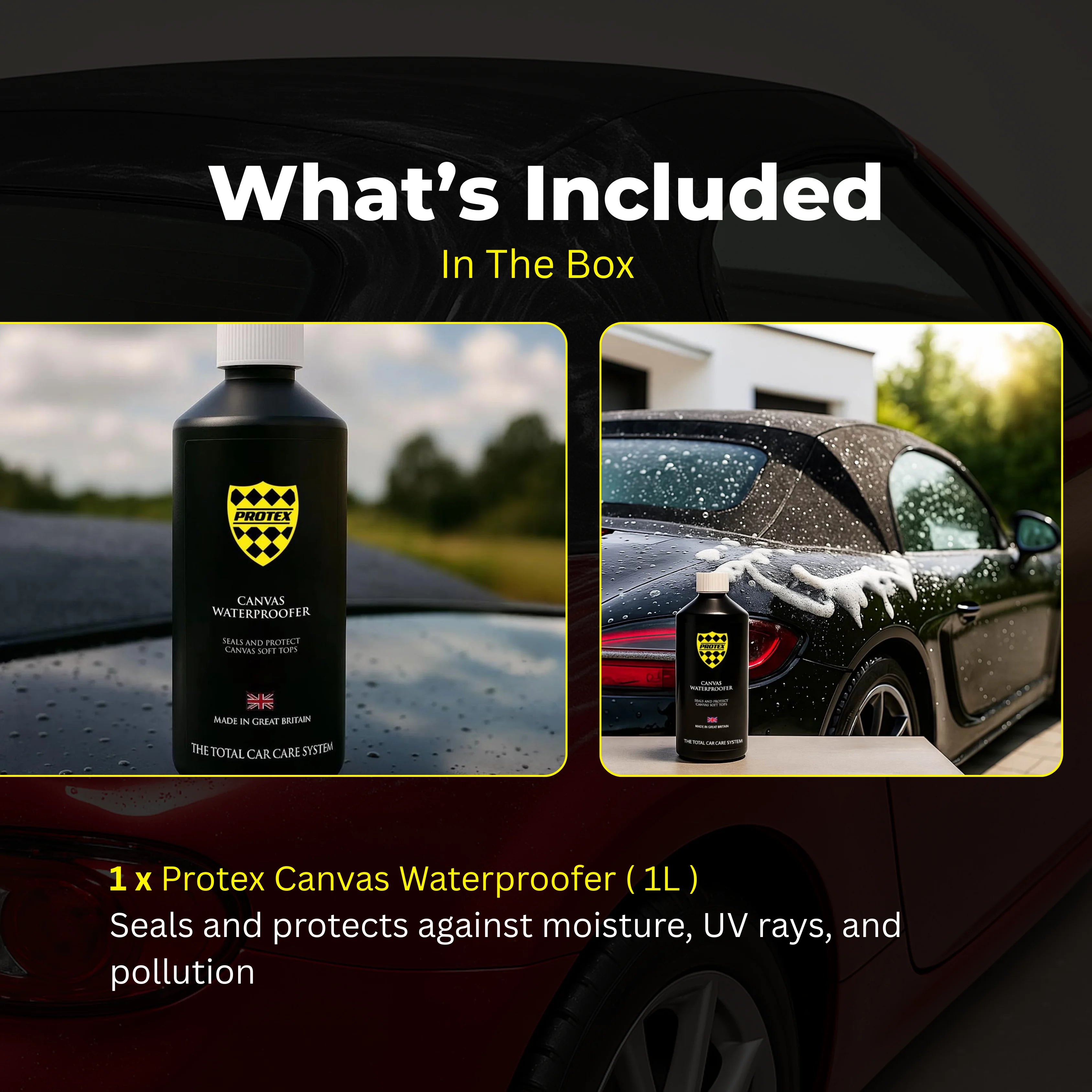 Protex Convertible Soft Top Canvas Waterproofer 1Ltr.