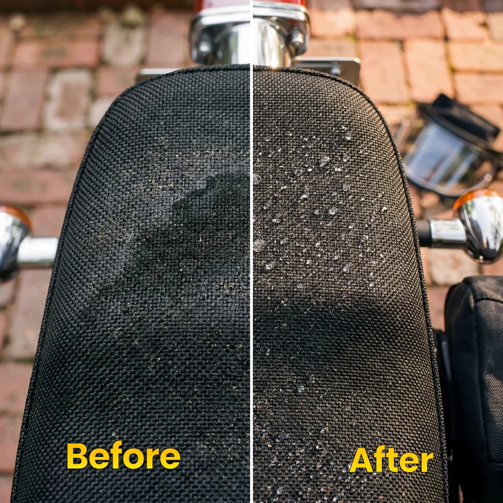 Protex Canvas & Fabric Waterproofer Spray for Bikes & Outdoor Gear –Protection for Motorcycle Seats, Saddlebags, Covers & Textile Gear – Repels Water & Dirt, Long Lasting Fabric Protector - 500ml