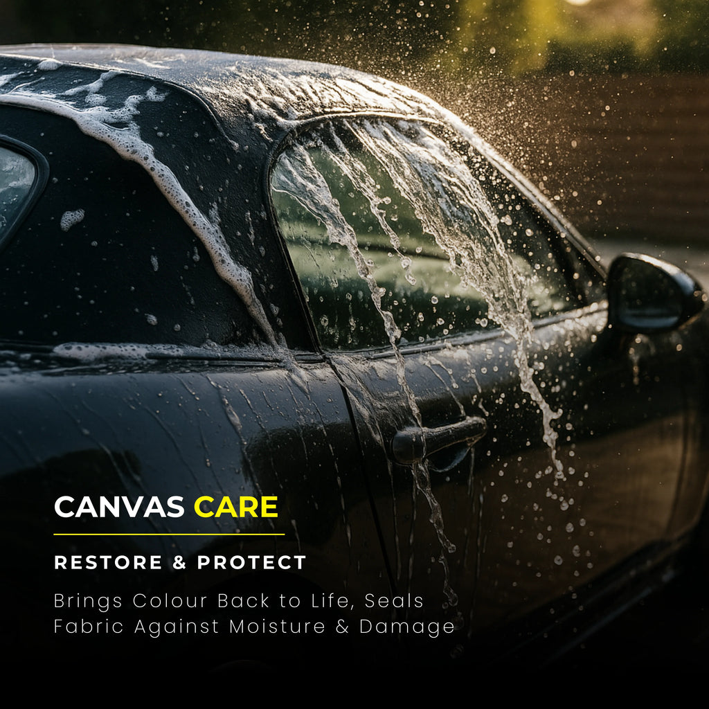 Protex Convertible Soft Top Canvas Cleaner/Restorer (BLACK)/Waterproofer 1Ltr.
