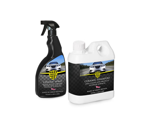 Protex Car Ceramic Shampoo & Spray Kit