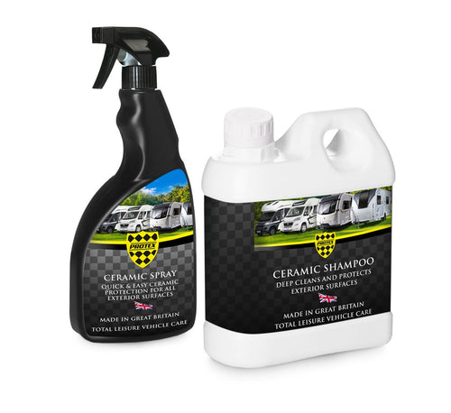 Protex Caravan & Motorhome Ceramic Shampoo & Spray Kit