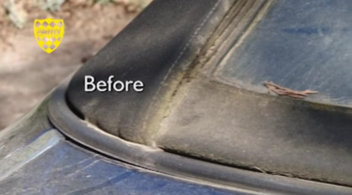 Protex Convertible Soft Top Canvas Restorer BLACK 500ml ProtexWorld